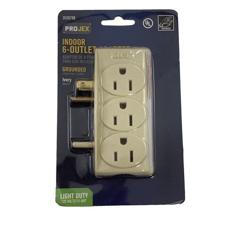 PROJEX Adapter Six Outlet P FA-118/11PRJ